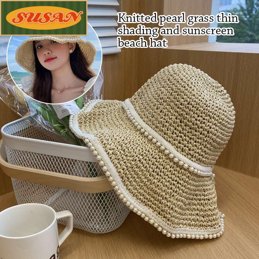 SUSANS Nón Tai Bèo Rộng Vành Chống Tia UV Thời Trang Đi Biển Mùa Hè