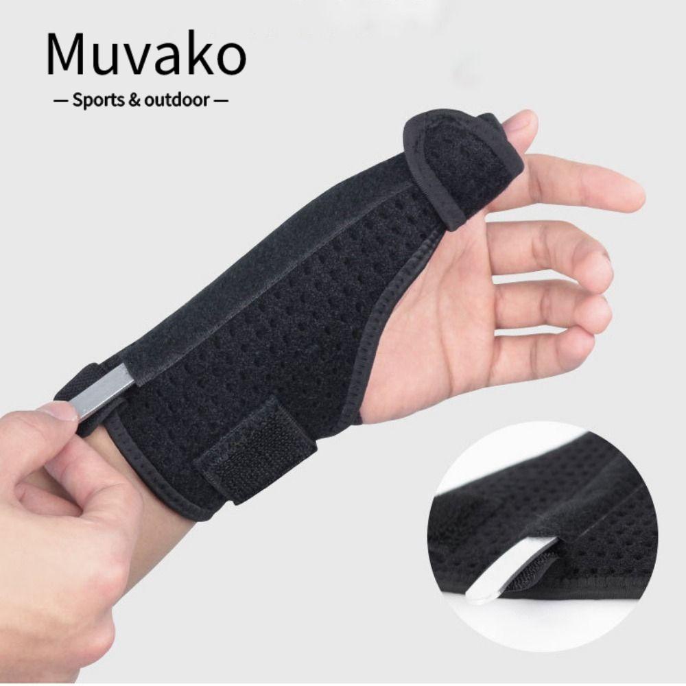 MUVAKO Đai Bảo Vệ Cổ Tay Bằng Thép Tháo Rời Được
