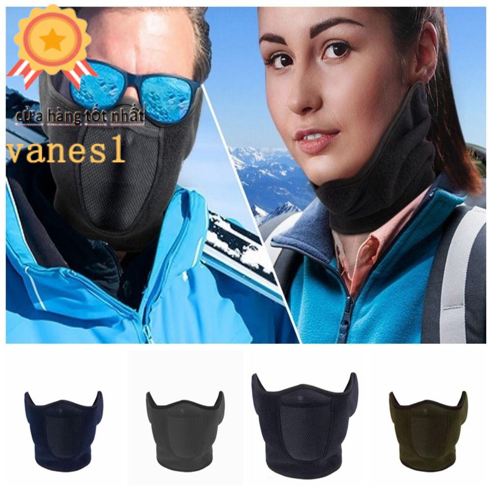 Khăn Choàng Cổ Che Tai Giữ Ấm Chống Gió Bằng Vải Cotton Thân Thiện Với Da VANES1