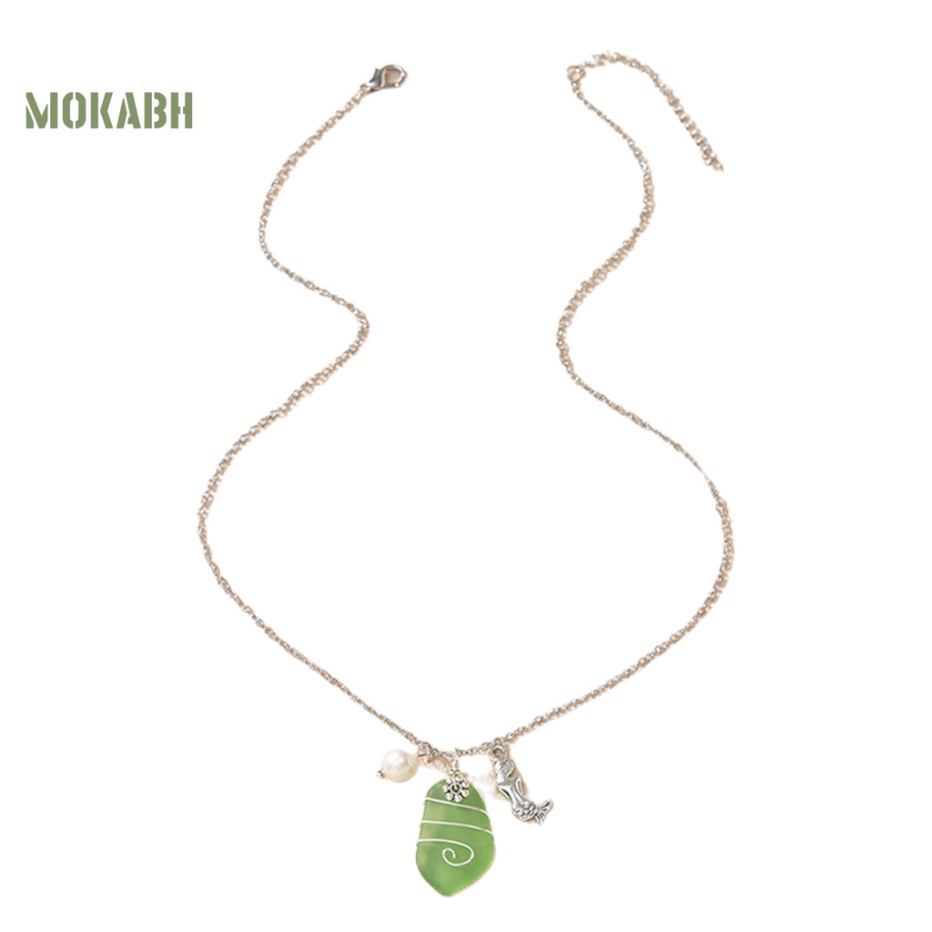 Vòng cổ Đeo Cổ Chống Mòn Chống Gỉ Có Thể Điều Chỉnh Được Kèm Mặt Dây Thời Trang Đi Biển Cho Nữ