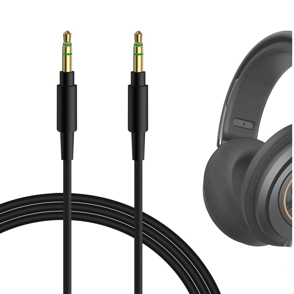Dây Cáp Âm Thanh Tương Thích Với Philips SHP9500 / SHP6000 / Fidelio L3 / A4216 / H6506 / Jabra REVO / Elite 85h (4 ft / 1.2 m)