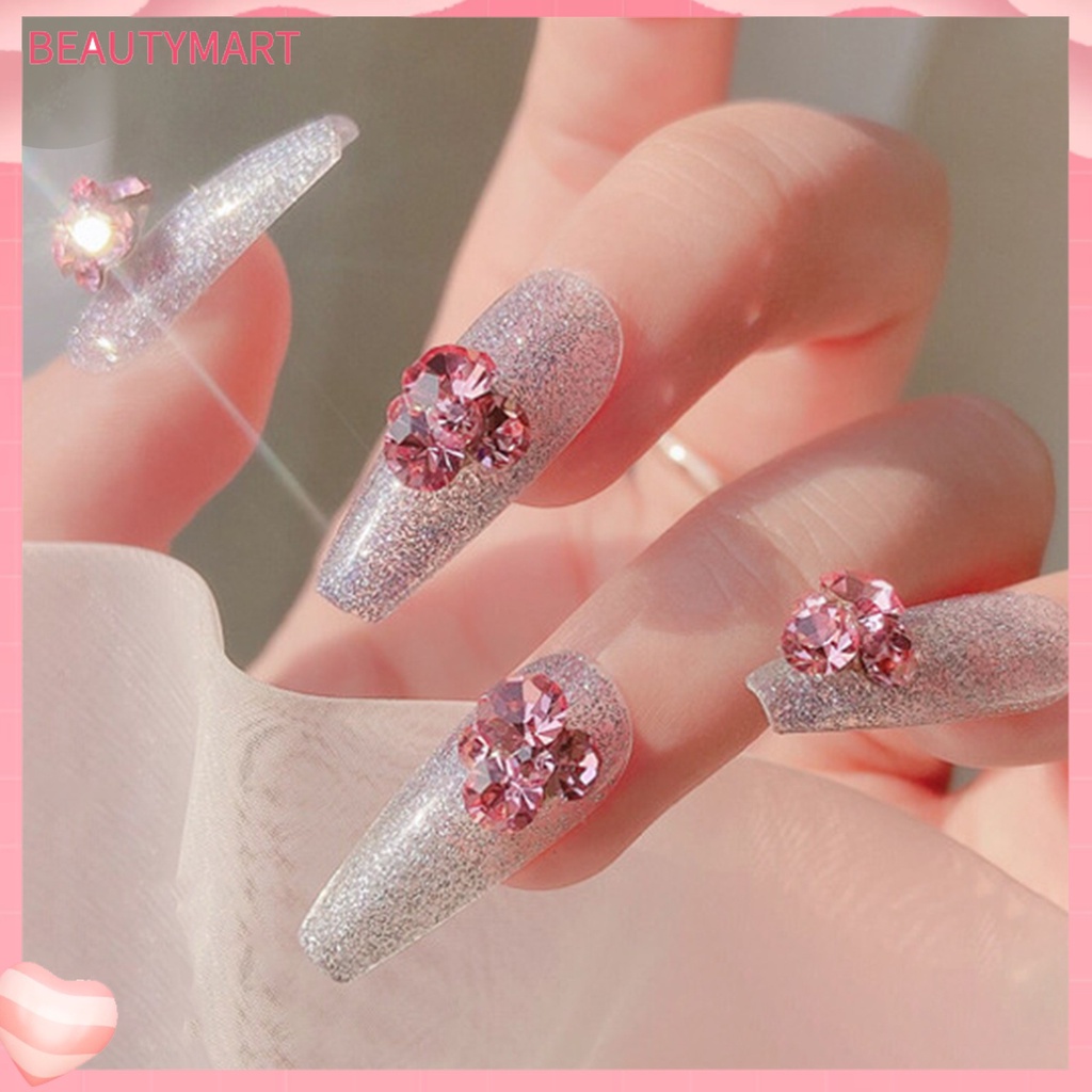 Set 5 Phụ Kiện Đính Đá 3D Trang Trí Móng Tay Nghệ Thuật DIY