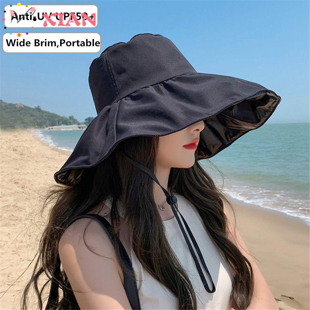 XIANTIN Mũ Bucket Chống Nắng Có Thể Gấp Gọn Tiện Dụng Thời Trang Unisex