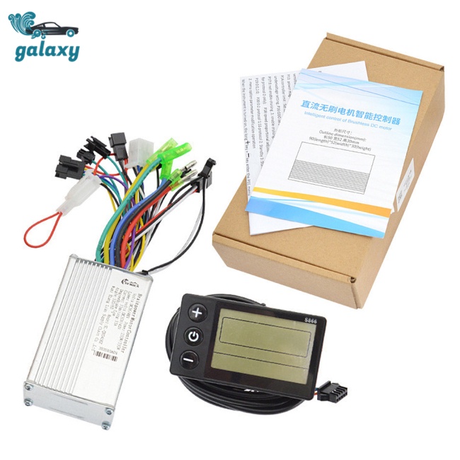 Galaxy Bộ Điều Khiển Không Chổi Than Màn Hình Lcd 250-350w 24-48v Chuyên Dụng Cho Xe Đạp Leo Nú
