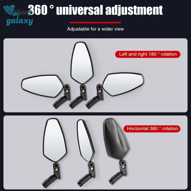 Galaxy Gương Chiếu Hậu Góc Rộng Tùy Chỉnh Độ Nét Cao Cho Xe Đạp Leo Núi