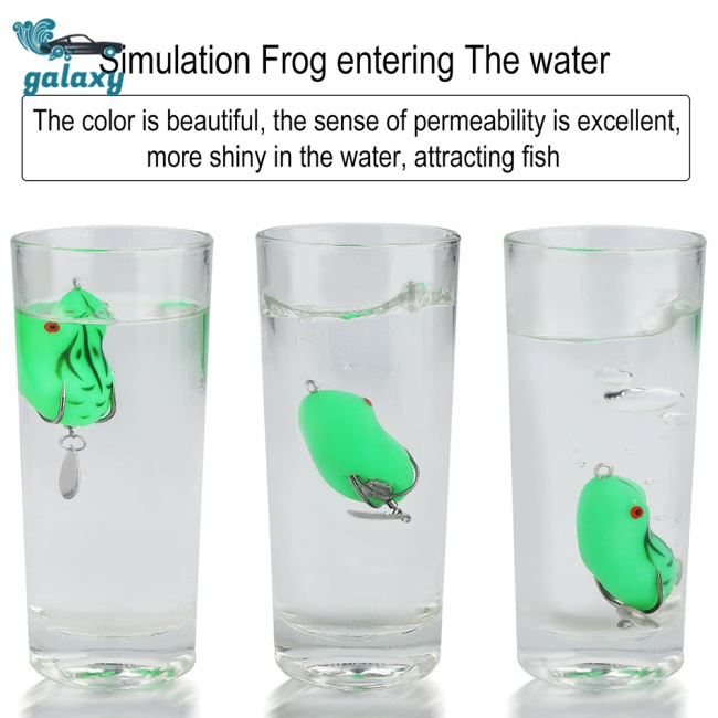 Galaxy Set 5 Mồi Giả Nhử Cá 8g / 14g Bằng Nhựa Mềm Gắn Kèm Móc Câu