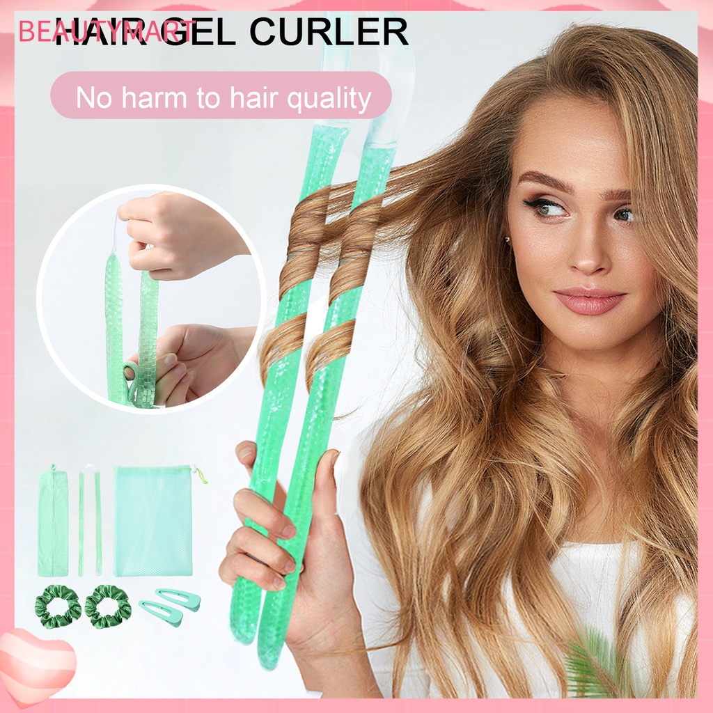 Bộ 7 Dụng Cụ Uốn Tóc Không Nhiệt Mềm Mại Giúp Tiết Kiệm Thời Gian