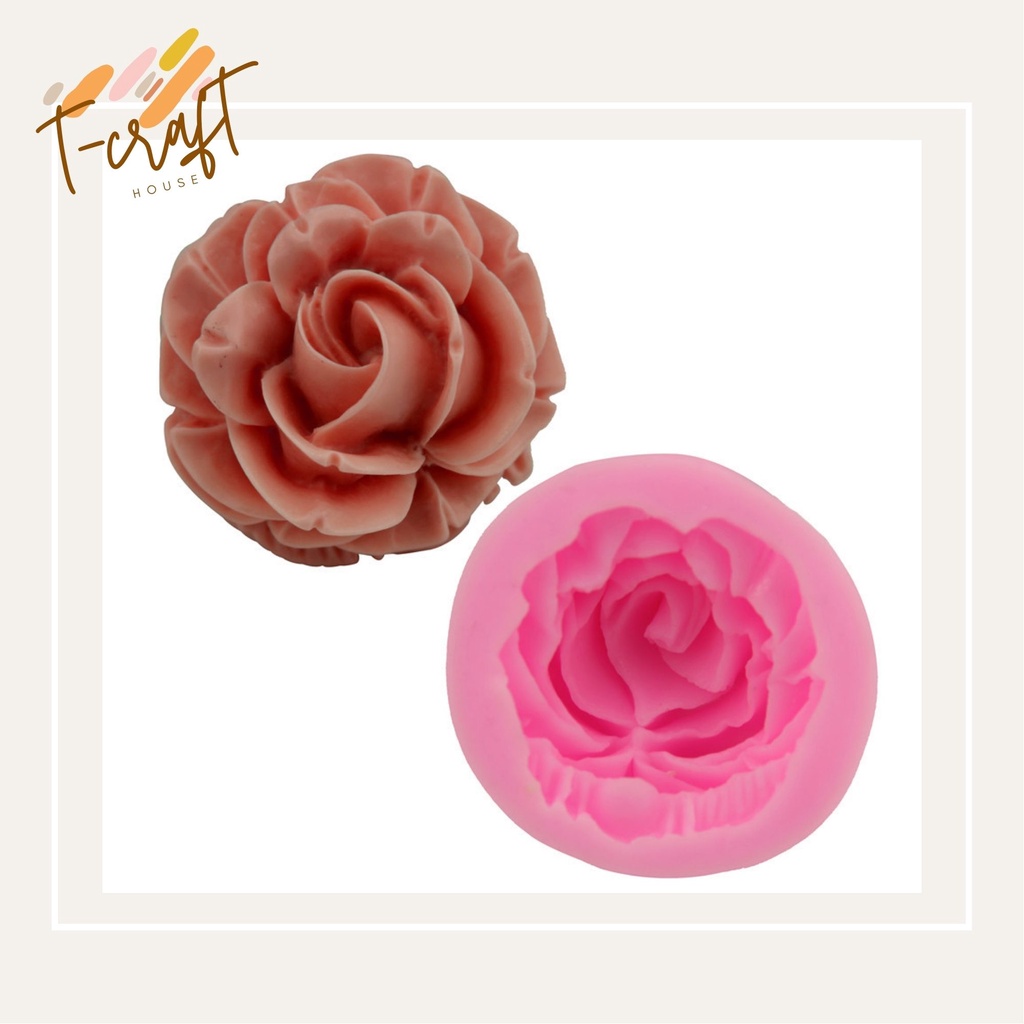 KHUÔN SILICON CAO CẤP TẠO HÌNH HOA HỒNG T.CRAFT HOUSE