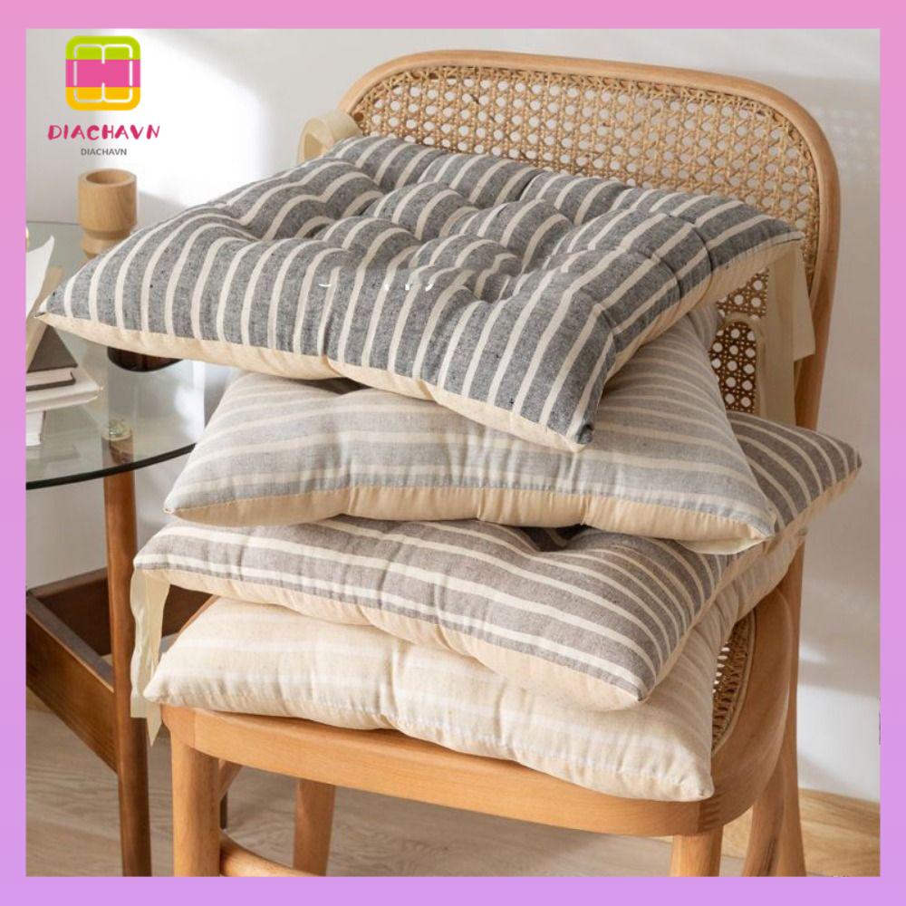Đệm Lót Ghế Ngồi Hình Vuông Chất Liệu Dày Dặn Màu Sắc Đơn Giản Chống Trượt Tiện Dụng