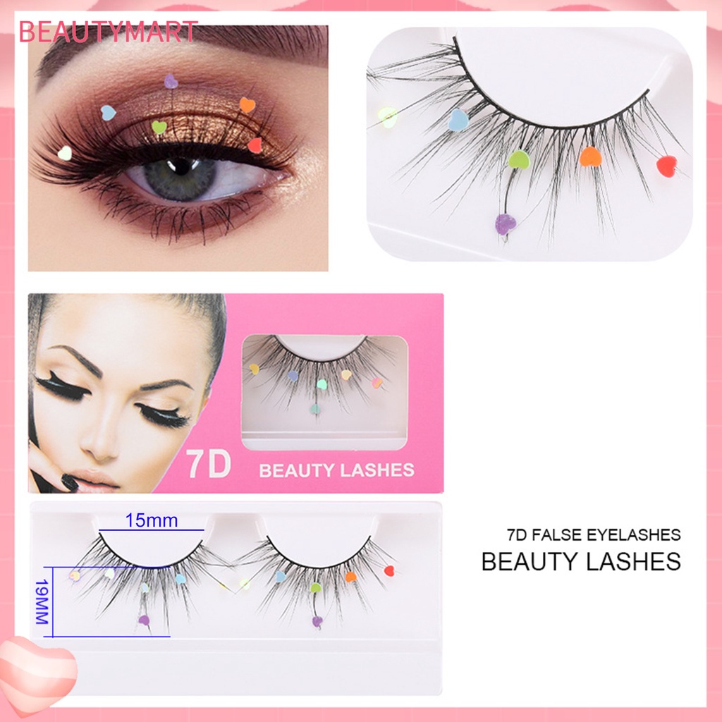 1 Cặp Lông Mi Giả 3D Bằng Sequin Tự Nhiên Có Thể Tái Sử Dụng