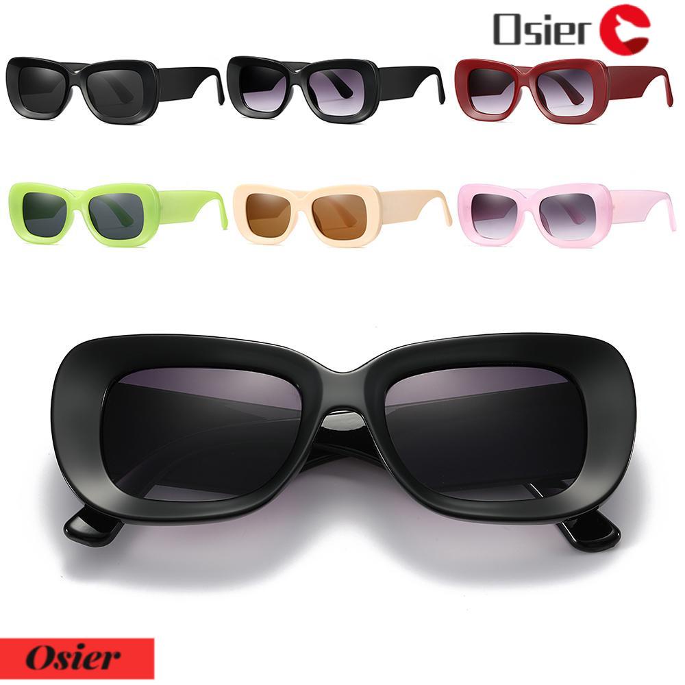 OSIER1 Kính Mát Gọng Chữ Nhật Phong Cách Vintage