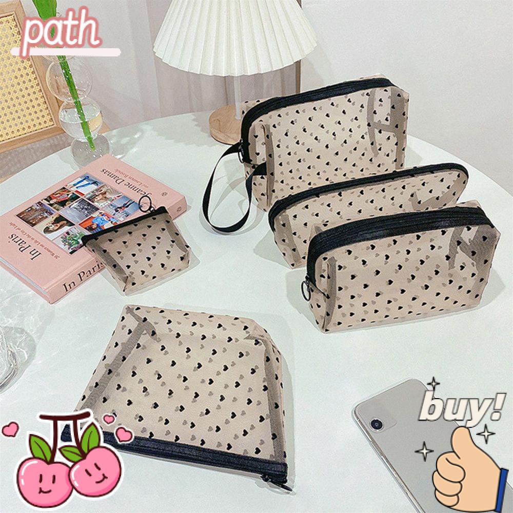 PATH Túi Đựng Đồ Trang Điểm Có Khóa Kéo Tiện Dụng Khi Đi Du Lịch