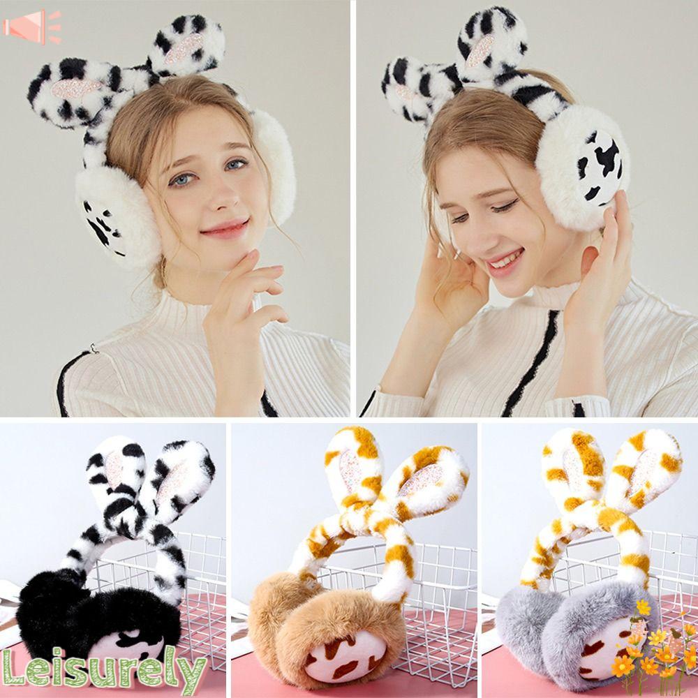 LEILY Bông Chụp Tai Giữ Ấm Mềm Mại