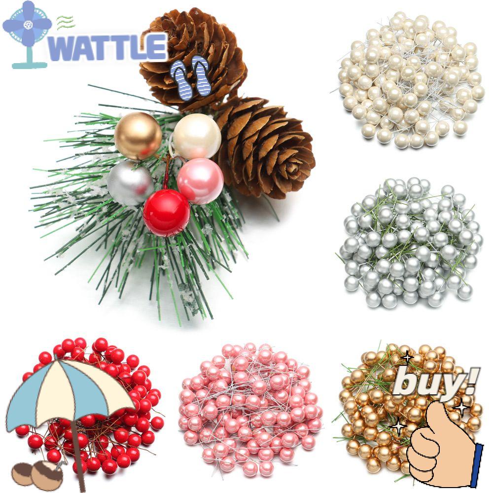 WTTLE Set 100 Quả Thông Giả Trang Trí Giáng Sinh