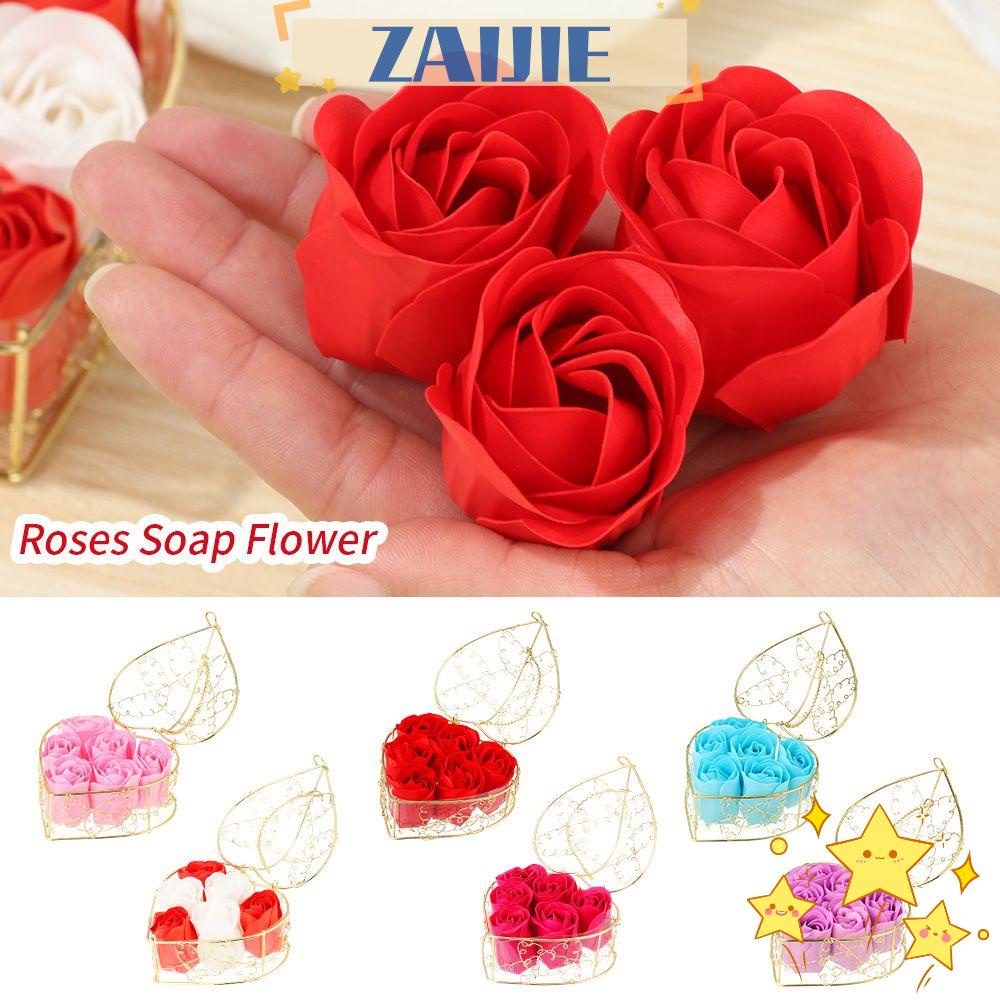 ZAIJIE24 Giỏ Sắt Đựng Hoa Hồng Xà Phòng Sáng Tạo Trang Trí Tiệc Cưới / Giáng Sinh