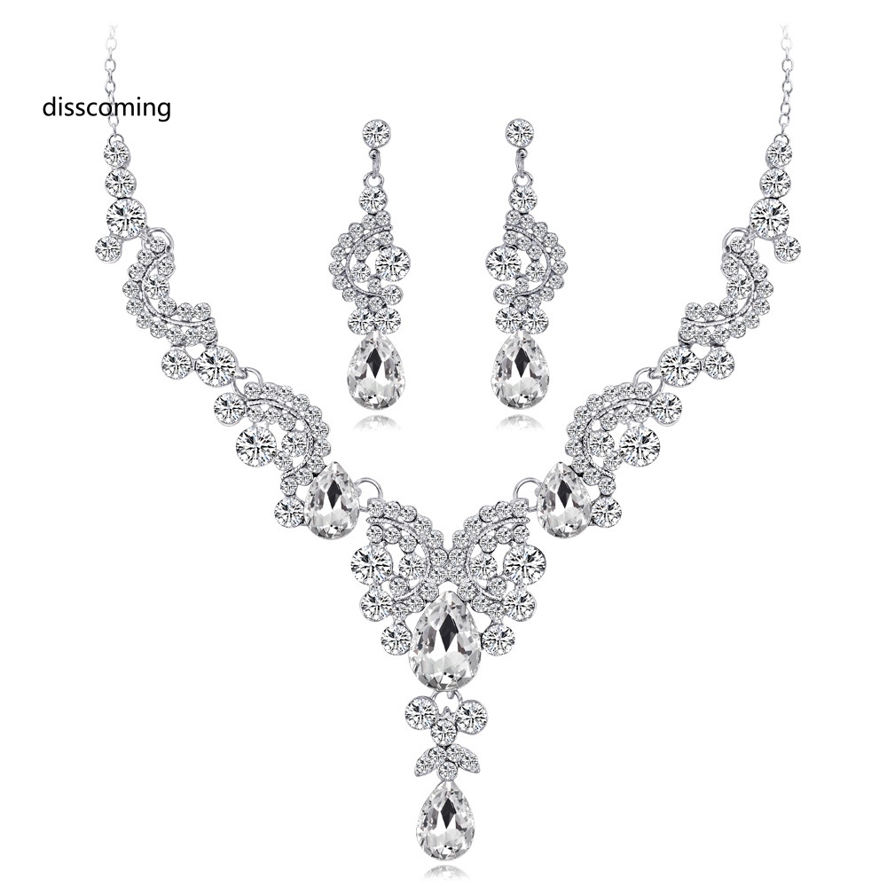 Đầm Nữ Kiểu Dáng Dễ Thương Xinh Xắn Hợp Thời Trang| Bộ Vòng cổ Cô Dâu Đính Đá Nhiều Màu Sắc Sang Trọng