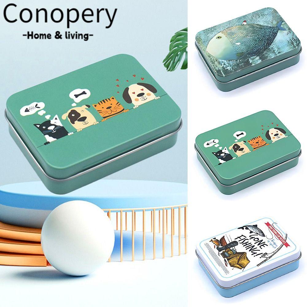CONOPERY Set 2 Lọ Thiếc Nhôm Nhiều Kiểu Dùng Đựng Kem Dưỡng