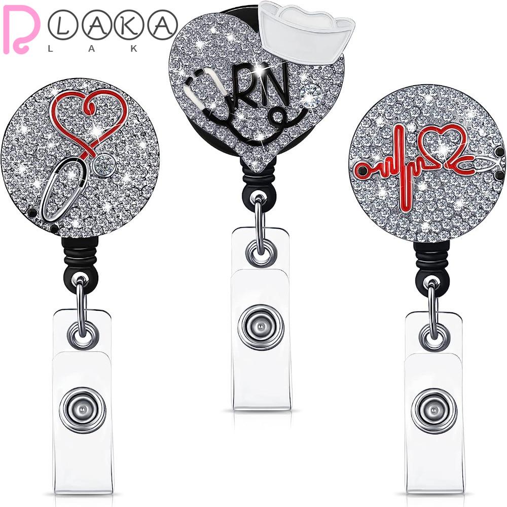 Kẹp Cá Sấu Giữ Thẻ Id Có Thể Thu Gọn Tiện Dụng Cho Văn Phòng