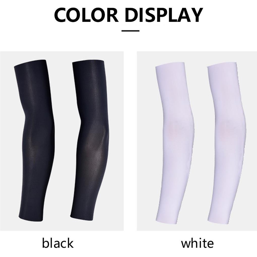 1 Đôi Găng Tay Dài Hở Ngón Chống Tia UV Chất Liệu Cotton Giữ Ấm Cho Nữ