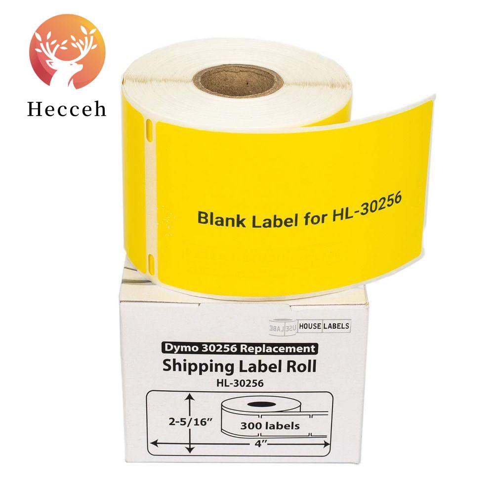 4 Cuộn 500 Nhãn Dán Tự Dính 3.9 * 2in Màu Vàng Cho Máy In Văn Phòng