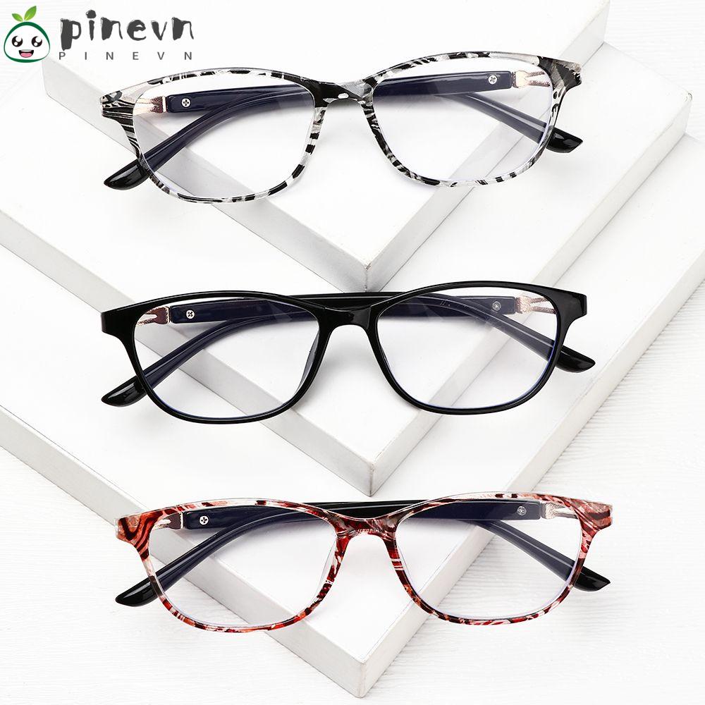 PINEVN Kính Đọc Sách Gọng Siêu Nhẹ Họa Tiết Ngựa Vằn Thời Trang