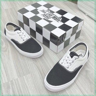 Giày thể thao van era comfycush đen trắng cao cấp, giày vans old skool nam nữ hot 2023 full box