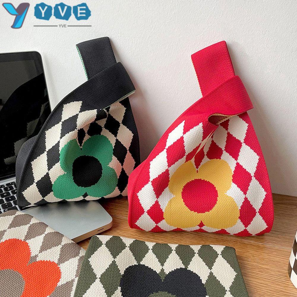 YVE Túi Xách Mini Họa Tiết Ca Rô Thời Trang Dành Cho Nữ