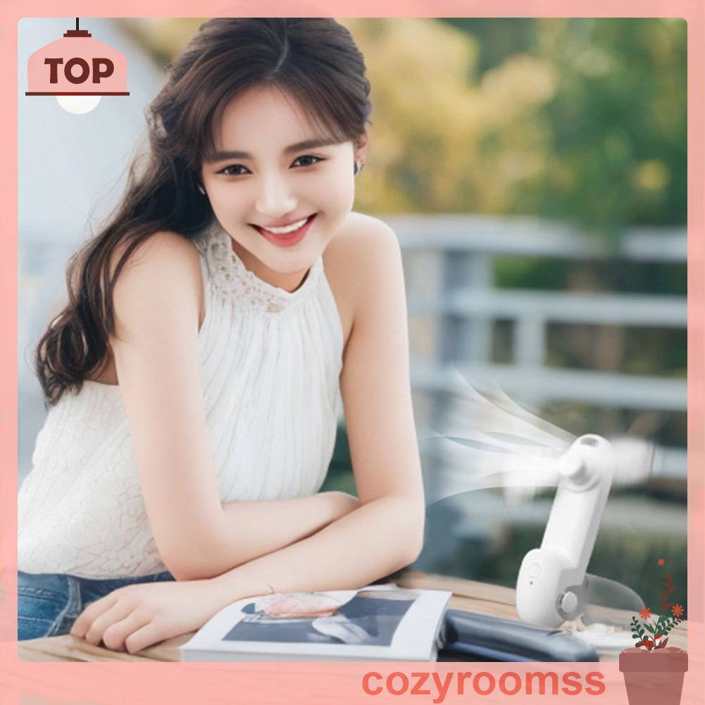 Quạt Làm Mát Cầm Tay 3 Tốc Độ Có Thể Gập Lại Siêu Êm Dùng Trong