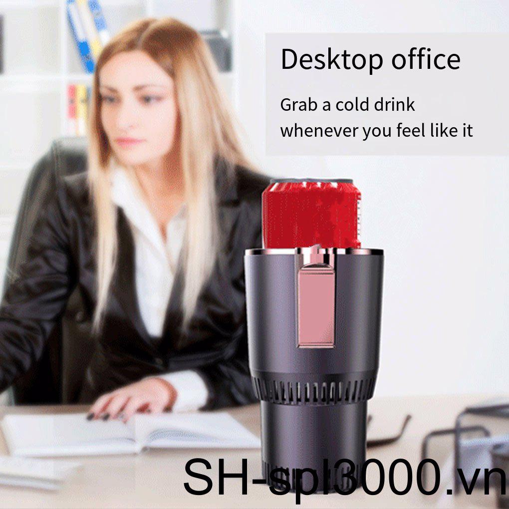 Giá Đỡ Cốc Nước Nóng / Lạnh 2 Trong 1 Mini Màn Hình Cảm Ứng Thông Minh