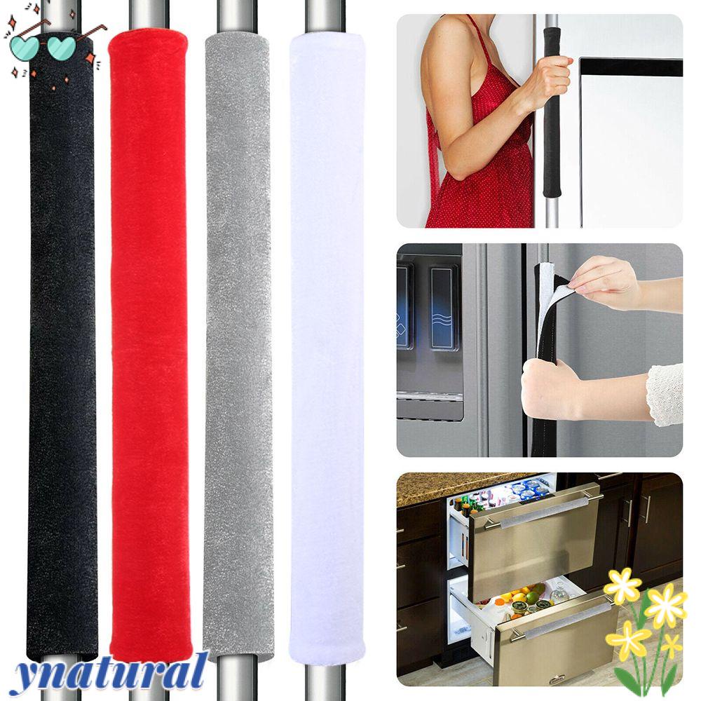 YNATURAL Set 2 Vỏ Bọc Tay Nắm Cửa Tủ Lạnh Mềm Mại Giữ Ấm Chống Nhòe
