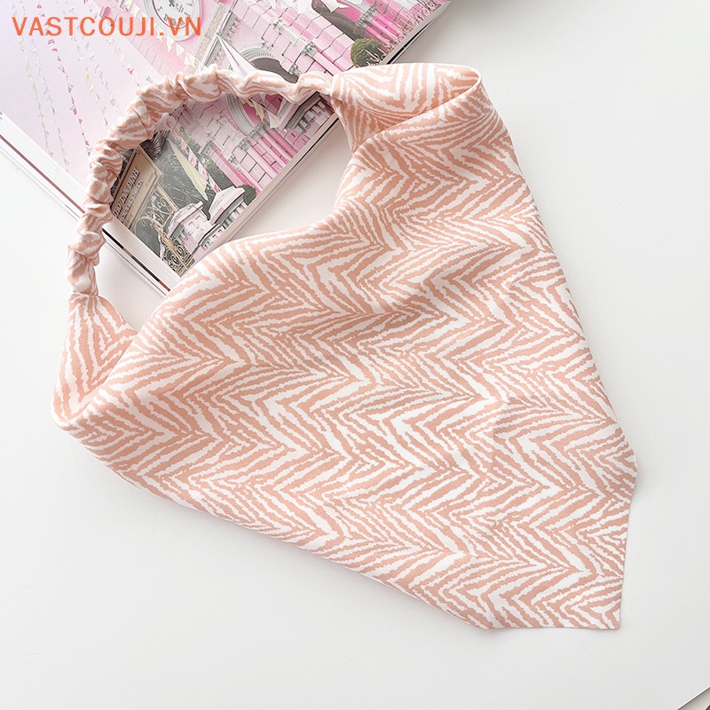 Băng Đô Co Giãn Họa Tiết Sọc Thời Trang Dễ Phối Đồ Cho Nữ