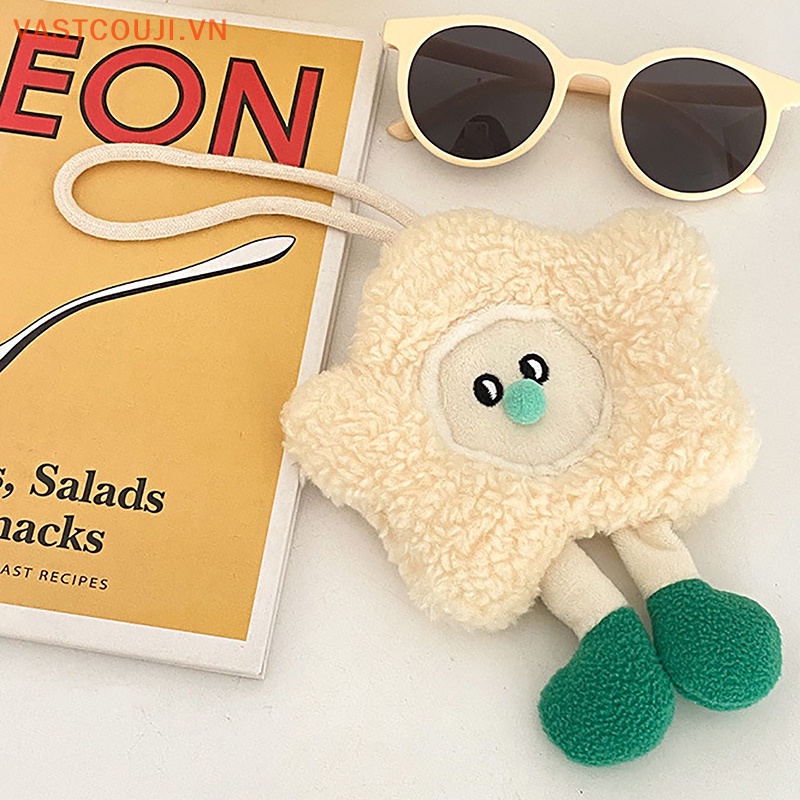 Móc Khóa Hình Búp Bê Nhồi Bông Mềm Mại Đáng Yêu