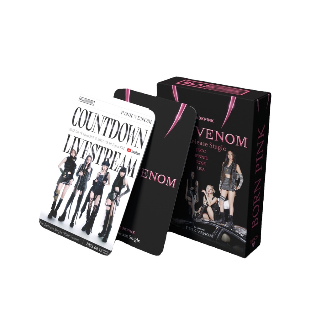 LOMO ảnh nhóm blackpink 54 tấm Lisa Jennie  jisoo