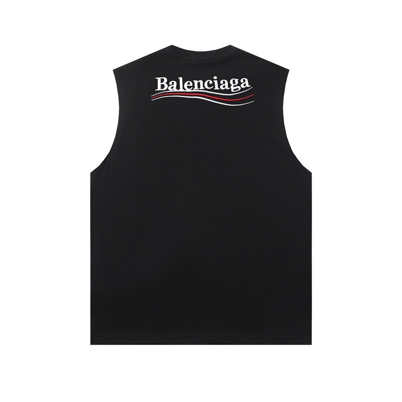 Ba Áo Sát Nách Dáng Rộng Thêu Họa Tiết Gợn Sóng Cola Thời Trang Cho Nam Và Nữ