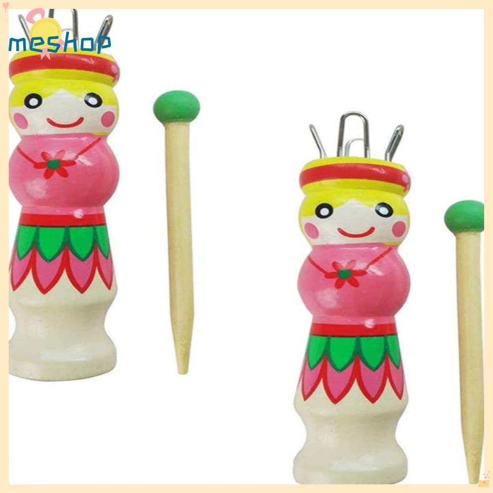 Máy Đan Len Bằng Gỗ Phong Cách Pháp Mini DIY