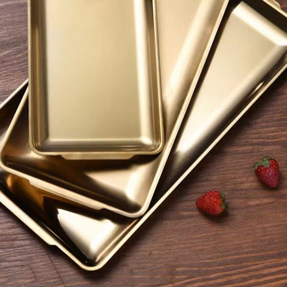 Khay Nướng BBQ Hình Vuông Bằng Thép Không Gỉ 304 Cao Cấp