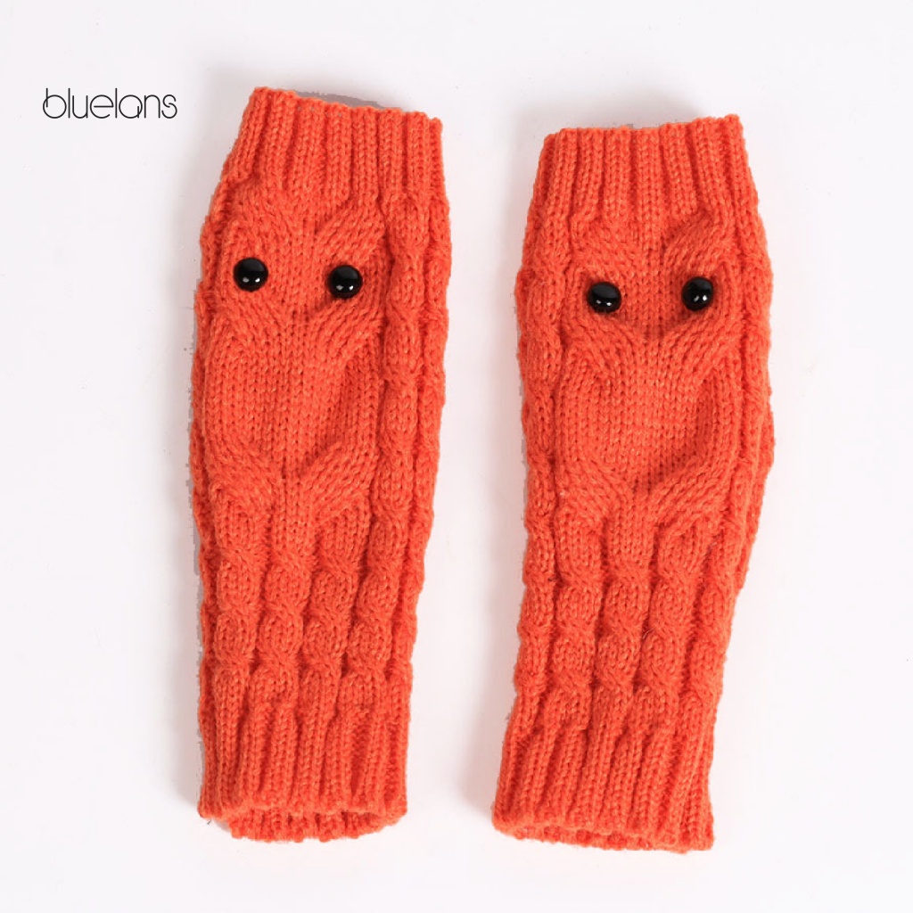 1 Đôi Găng Tay Mùa Đông Sợi Acrylic Co Giãn Chống Trượt