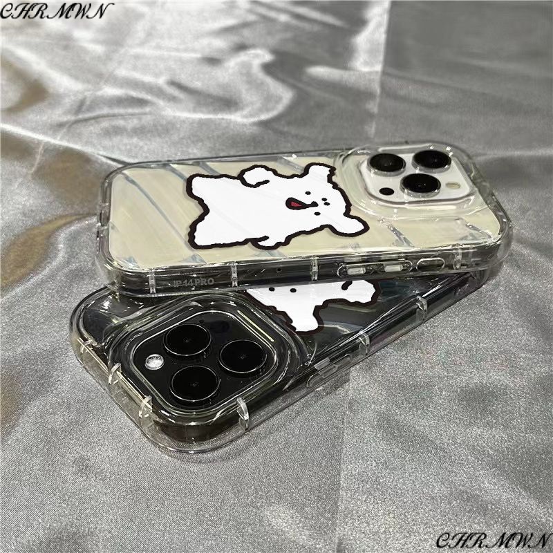 Ốp Điện Thoại Mềm Trong Suốt Họa Tiết Chú Cún Dễ Thương Cho Iphone 14Promax 1312 / 11 7 / 8plus xr / sins 1
