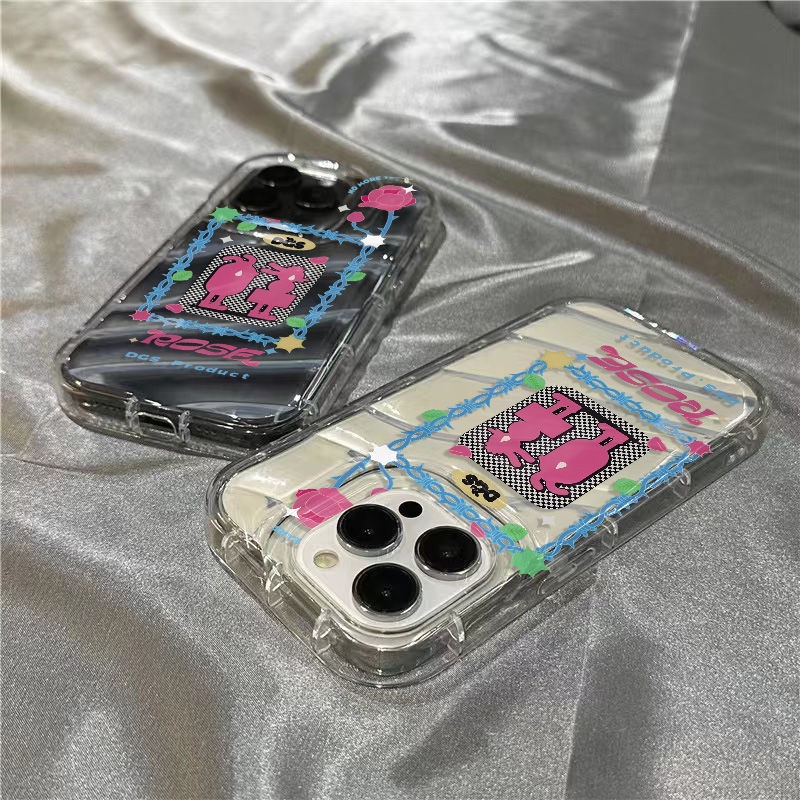 1312117Ốp Điện Thoại Dẻo Họa Tiết Hoa Hồng &amp; Chữ sinsplusxr 8 Through King Fried / / iPhone14promax K4MQ