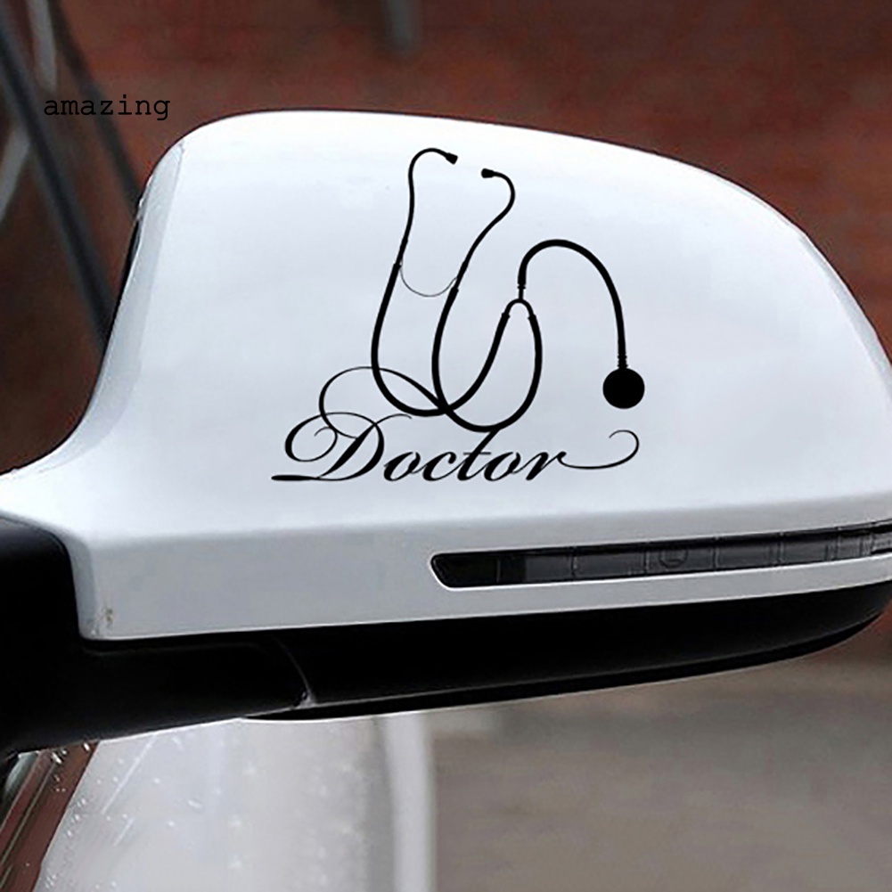 Sticker Phản Quang Dán Trang Trí Thân / Cửa Sổ Xe Hơi Hình Bác Sĩ / Bệnh Viện Y Tế