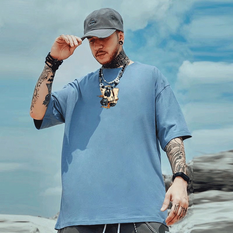 Áo nam Ngắn Tay Plus Size M-8XL