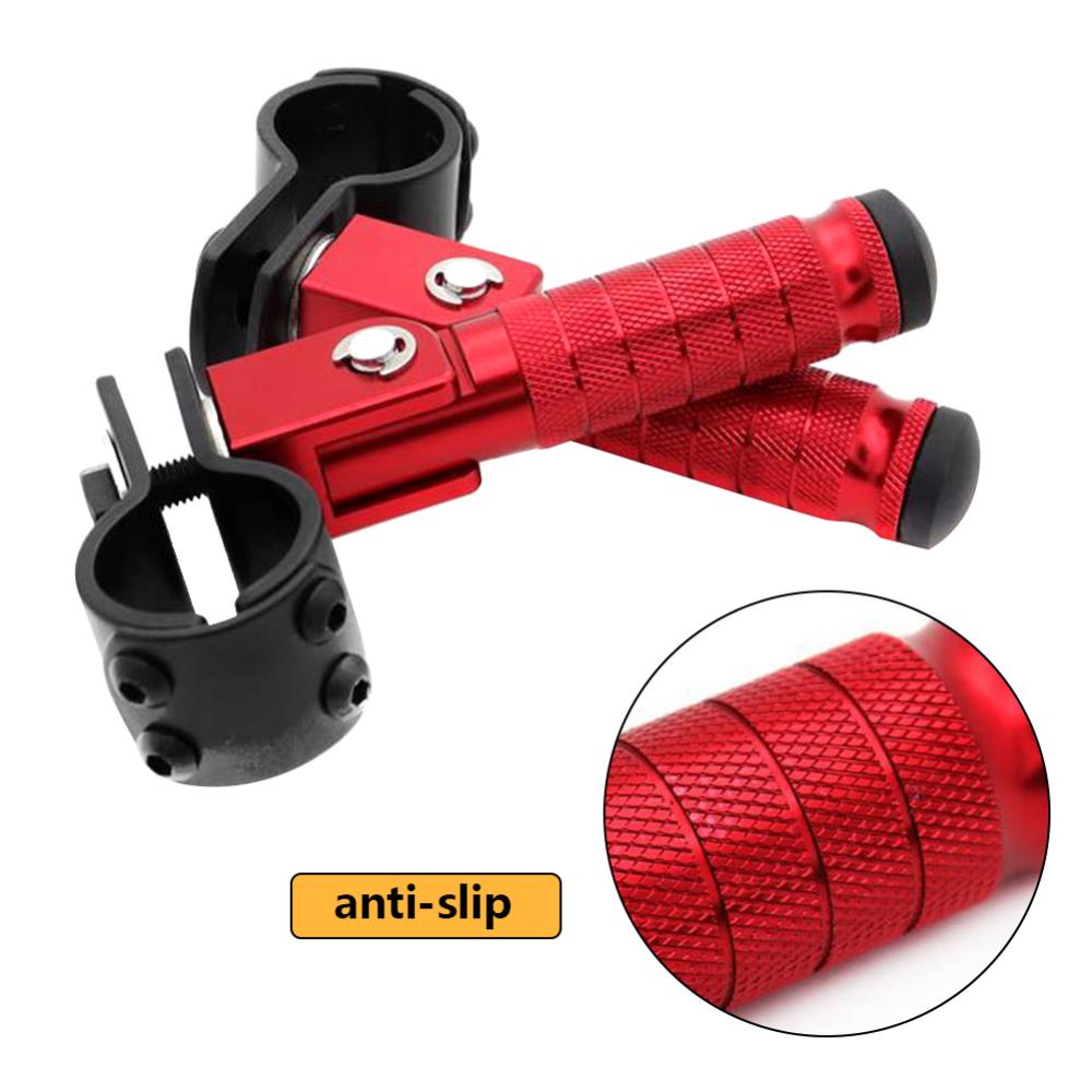 1 Cặp Gác Chân Bằng Nhôm CNC 8mm Cho Xe Máy Karts Scooter K2O6