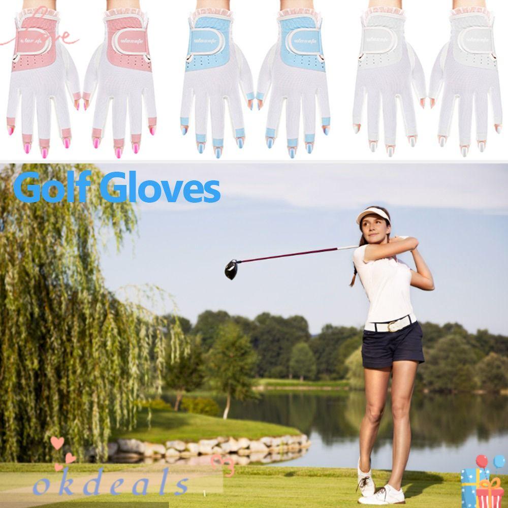 OKDEALS Găng Tay Lưới Đánh Golf Co Giãn Thoáng Khí