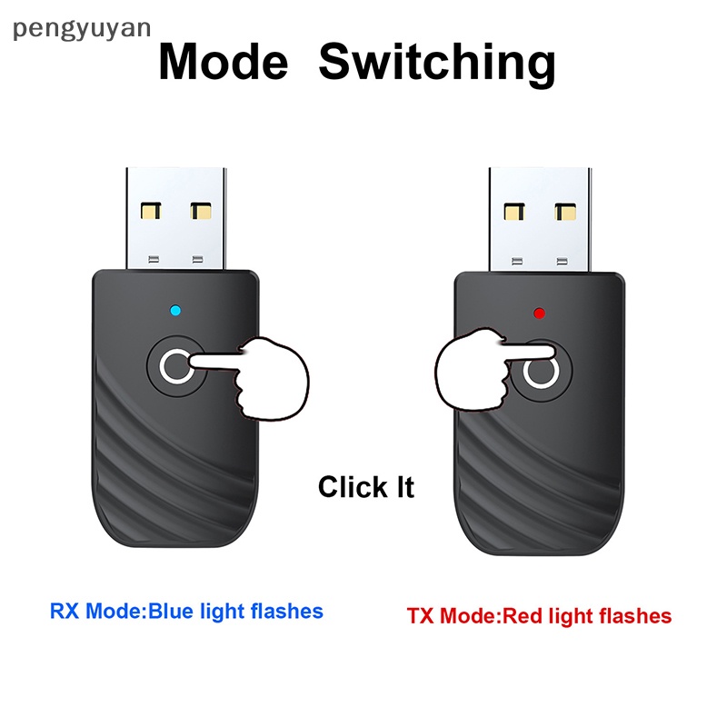 Bộ Chuyển Đổi USB Bluetooth 5.0 Không Dây 3 Trong 1 Cho TV / Máy Tính