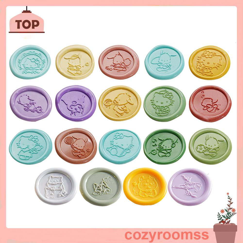 Con Dấu Hình Tròn Họa Tiết Động Vật Nhỏ Tự Trang Trí Thiệp Cưới