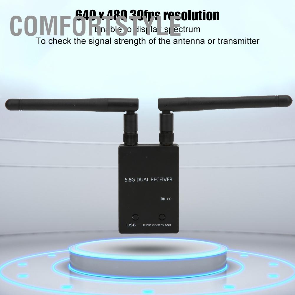 Comfortstyle Cho Skydroid UVC Ăng Ten Kép 5.8G Điện Thoại Di Động Truyền Hình Ảnh Thu FPV Chụp Trên Không VR Quay Video