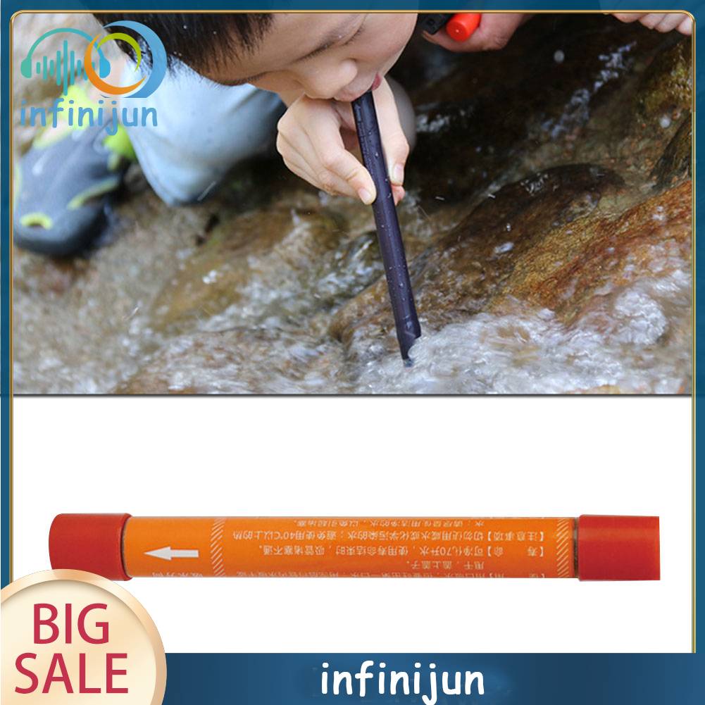 Bút Lọc Nước Khẩn Cấp Bỏ Túi Kèm Ống Hút