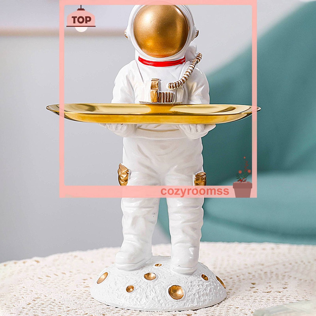 Khay Đựng Chìa Khóa Bằng Nhựa Resin Hình Phi Hành Gia Trang Trí Nhà Cửa