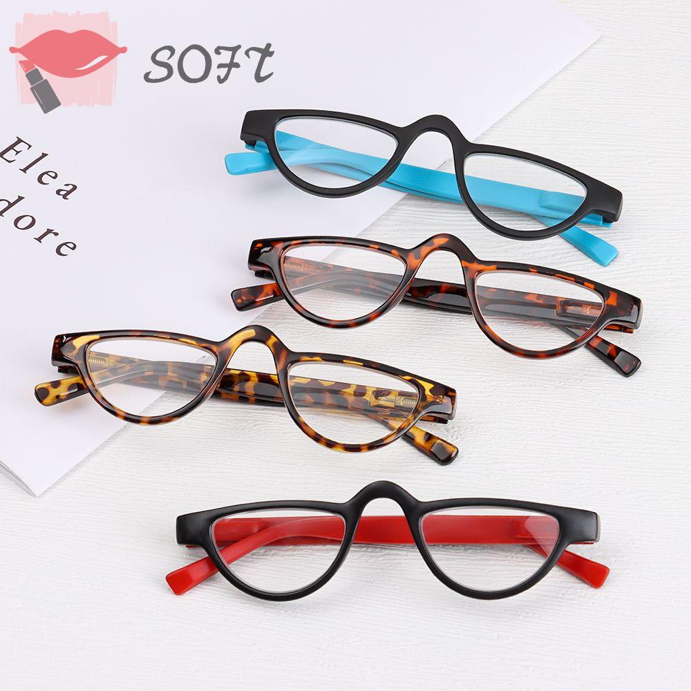 SOFTNESS Kính Đọc Sách Mắt Mèo 0 ~ + 3.5 Dành Cho Nam Và Nữ