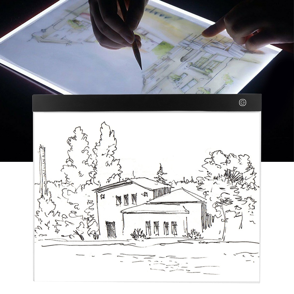 Bảng vẽ tay sao chép, Bảng Vẽ Đèn LED, Phổ biến thực tế kim cương phim hoạt hình phác thảo bảng AKOASM
